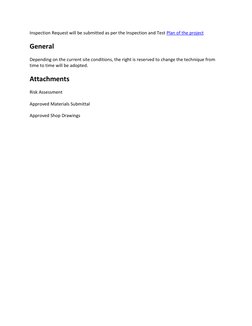Gypsum Board Installation Method Statement | PDF | Drywall | Wall