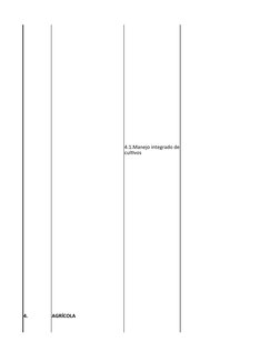 4.
AGRÍCOLA
4.1.Manejo integrado de 
cultivos
