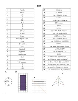 SEA Mathematics Past Papers 2001-2010 | PDF | Polytopes | Euclidean ...