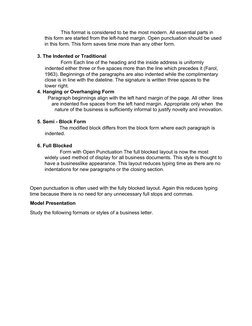 Components of a Business Letter | PDF | Paragraph | Punctuation