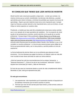 CONSEJOS	  QUE	  TIENES	  QUE	  LEER	  ANTES	  DE	  INVERTIR	  
Page	  2	  of	  31	  
http://PazEconomica.com	  