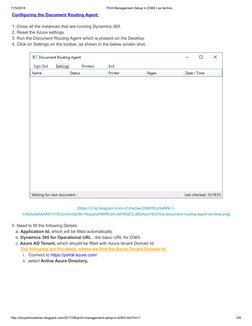 D365 Print Management and Routing Setup | PDF | Directory (Computing ...