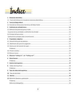 2 
 Índice  
 
 
 
 
1. Disolución electrolítica ............................................................................