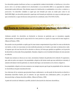 4 
 
Los electrolitos pueden clasificarse en base a su capacidad de conducir electricidad, se clasifican en: electrolitos 
fu