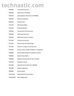 Samsung One UI Secret Codes List | PDF | Bluetooth | Android (Operating ...