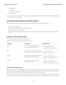 •
Product Code
•
Description
•
Product Configuration Type
•
Price Editable
5. If your company plans to use block pricing, cos
