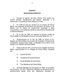 3 
 
 
 
 
Capítulo I 
 
Antecedentes Históricos 
 
 
1. 
Durante el régimen del Gral. Porfirio Díaz existió una 
Fuerza 
lla