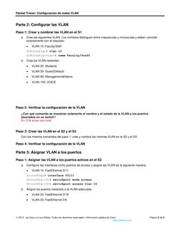 Configuración de VLAN en Packet Tracer | PDF | Controlador de interfaz ...
