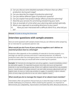 3. Can you discuss some detailed examples of factors that can affect 
production during each stage?
4. Can you describe the s