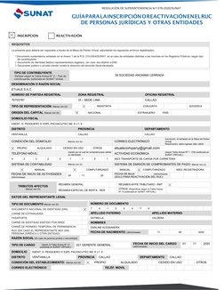 La presente guía deberá ser ingresada a través de la Mesa de Partes Virtual, adjuntando los siguientes archivos digitaliz