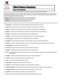 What are you looking for in a job?  What is important to you personally and can you find it through the work that you do?