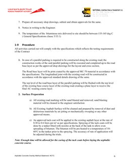 Asphaltic Concrete Overlay Method Statement | PDF | Road Surface | Asphalt