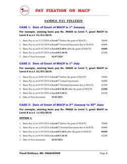 MACP Pay Fixation Options Explained | PDF | Government | Economies