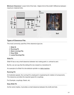 Types of Fits: Clearance, Transition, Interference | PDF | Engineering ...