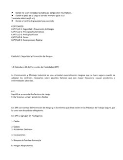 ►    Donde no sean utilizadas las tablas de carga sobre neumáticos. 
►    Donde el peso de la carga a izar sea menor o igual
