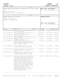 PU CUP 
CANTIDAD 
IMPORTE CUP  
PRODUCTO 
CTAS BANCARIAS 
SUCUR. 
BANCO 
CUP 
BPA 
 7262  1272621070640012 
CHEQUES RECIBIDOS