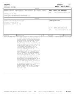 PU CUP 
CANTIDAD 
IMPORTE CUP  
PRODUCTO 
CTAS BANCARIAS 
SUCUR. 
BANCO 
CUP 
BPA 
 7262  1272621070640012 
CHEQUES RECIBIDOS