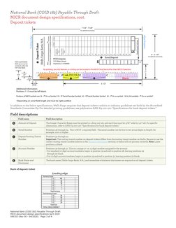 MICR Specifications for Wells Fargo Checks | PDF | Written ...