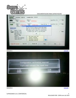 DOCUMENTACION PARA CAPACITACION 
SUPRAGAMES S.A.S. CONFIDENCIAL 
 
 
 
5 
REALIZADO POR:  CERR enero de 2014 
 
IMAGEN 5