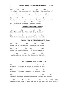 UN MILAGRO  DIOS QUIERE HACER EN TI   (DO+)
Do+               Do7          Fa+