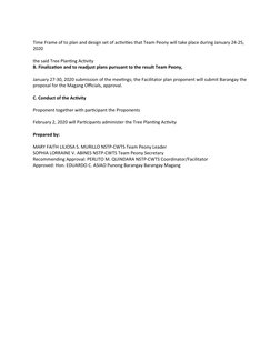 Tree Planting Project Proposal at PCC | PDF | Natural Environment ...