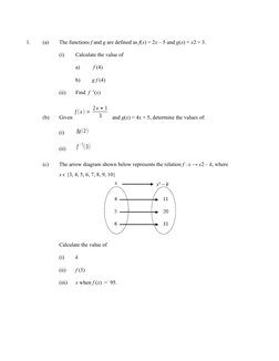 CXC Mathematics Paper 2 Past Questions | PDF | Function (Mathematics ...