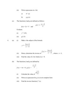 CXC Mathematics Paper 2 Past Questions | PDF | Function (Mathematics ...