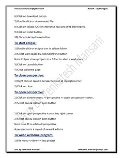 venkatesh.mansani@yahoo.com 
 
Naresh i Technologies 
Java By Venkatesh Mansani 
 
venkatesh.mansani@yahoo.com 
6) Click on d