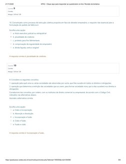 21/11/2020
APX2 - Clique aqui para responder ao questionário on-line: Revisão da tentativa
https://graduacao.cederj.edu.br/av