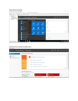 SERVER MANAGER:
SERVER MANAGER DASHBOARD:
