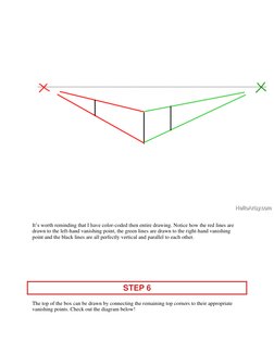 Two Point Prescriptive Drawing Two Point Perspective Drawing Guide | PDF | Perspective (Graphical ...