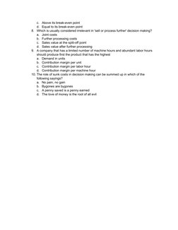 Relevant Costing in Decision Making | PDF | Cost | Opportunity Cost