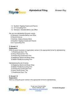 Alphabetical Filing Techniques Guide | PDF | Philippines | Linguistics