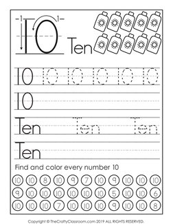 10 Ten
þ/////////////þ
þ/////////////þ
10
þ/////////////þ
Ten
Ten
Ten
þ/////////////þ
Ten
Find and color every number 10
10
1