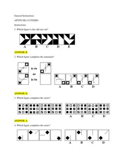 Shapes Aptitude Test Questions & Answers | PDF | Shape | Triangle