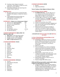 NCM 117: Principles of Psychiatric Nursing | PDF | Mental Disorder ...