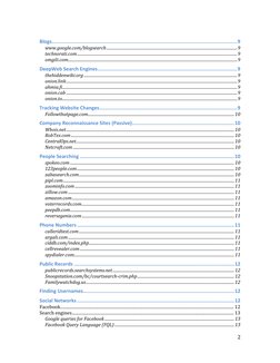 2 
 
 
Blogs ................................................................................................................