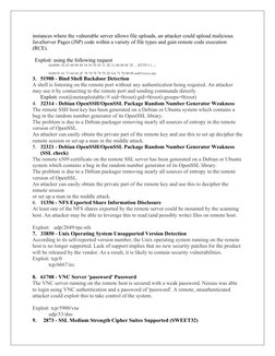 instances where the vulnerable server allows file uploads, an attacker could upload malicious 
JavaServer Pages (JSP) code wi