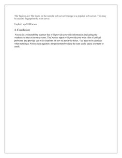 The 'favicon.ico' file found on the remote web server belongs to a popular web server. This may 
be used to fingerprint the w