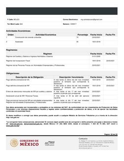 Página  [2] de [3] 
Y Calle: BOLDO
Correo Electrónico:
ing.carloslazcano@gmail.com
Tel. Móvil Lada: 844
Número: 1293917
Activ