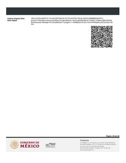 Página  [3] de [3] 
Cadena Original Sello:
||2021/03/23|LARC810111814|CONSTANCIA DE SITUACIÓN FISCAL|200001088888800000031||