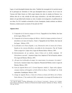 Lagos, el cual desempeñó durante doce años. También fue encargado de la sacristía mayor
de la parroquia de Atotonilco el Alto