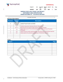 Instrument Cable Wiring Specification | PDF | Electrical Wiring | Wire