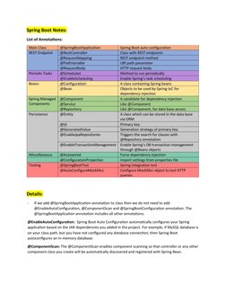 Spring Boot Annotations Overview | PDF | Hypertext Transfer Protocol ...