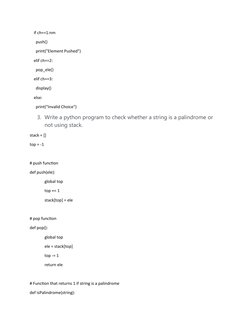 if ch==1:nm
      push()
      print("Element Pushed")
    elif ch==2:
      pop_ele()
    elif ch==3:
      display()