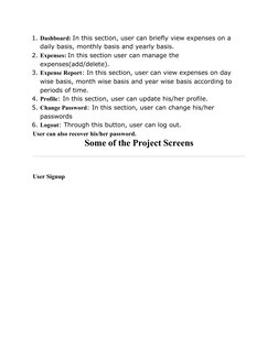 Daily Expense Tracker System Overview | PDF | Php | World Wide Web