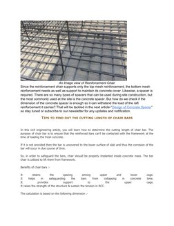 Reinforcement Chair Design for Raft Foundations | PDF | Buckling ...