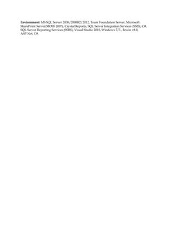 SSIS and Power BI Expertise Overview | PDF | Microsoft Sql Server ...