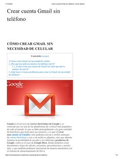 1/12/2020
Crear cuenta Gmail sin teléfono | Inicio Sesión
https://iniciosesionen.email/crear-cuenta-gmail-sin-telefono
1/5
CÓ