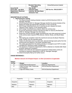 DG Sets Stack Emission Testing SOP | PDF | Technology & Engineering